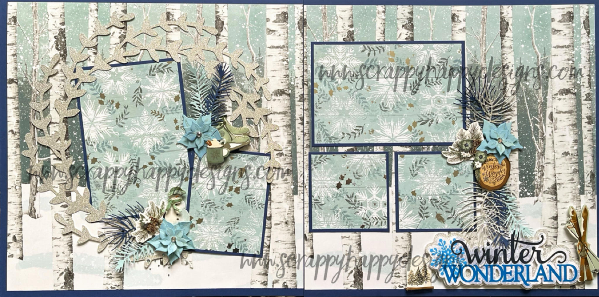 Winter Wonderland: Winter Wonderland Scrapbook Paper