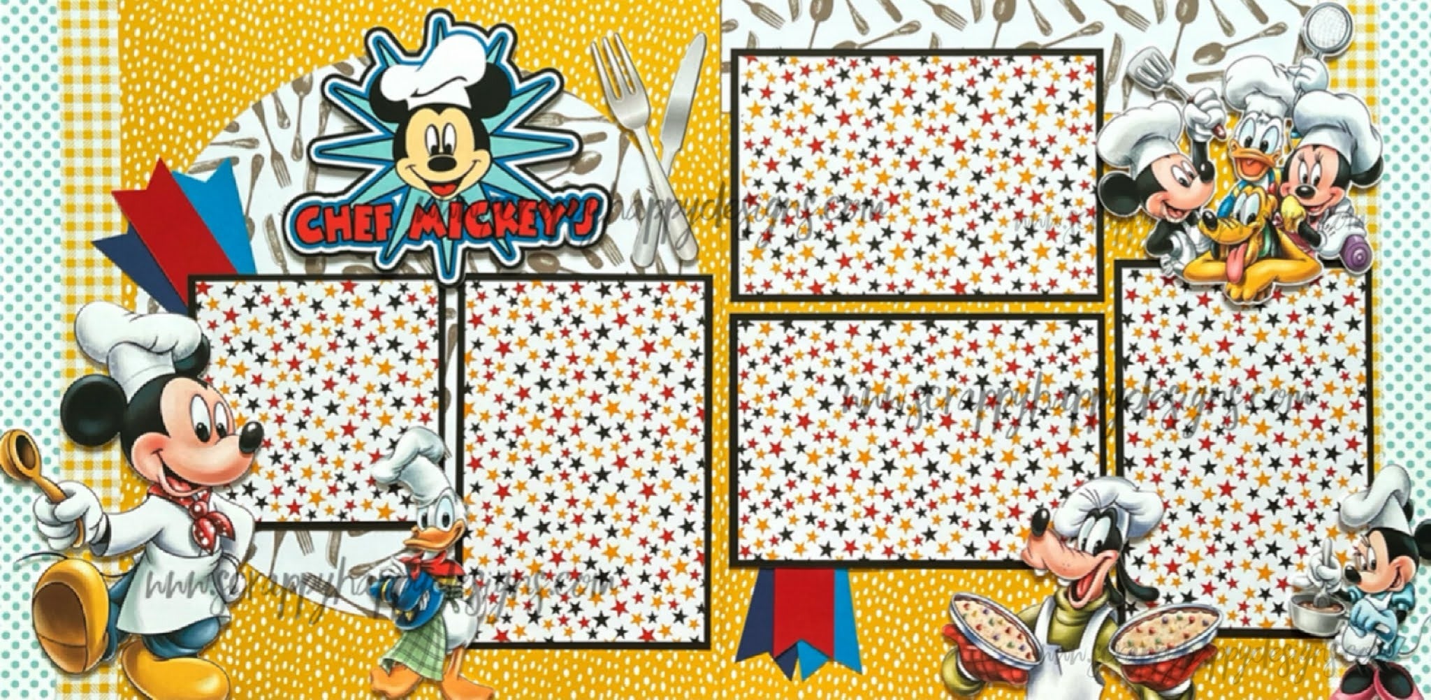 Chef Mickey's Page Kit | Scrappy Happy Designs
